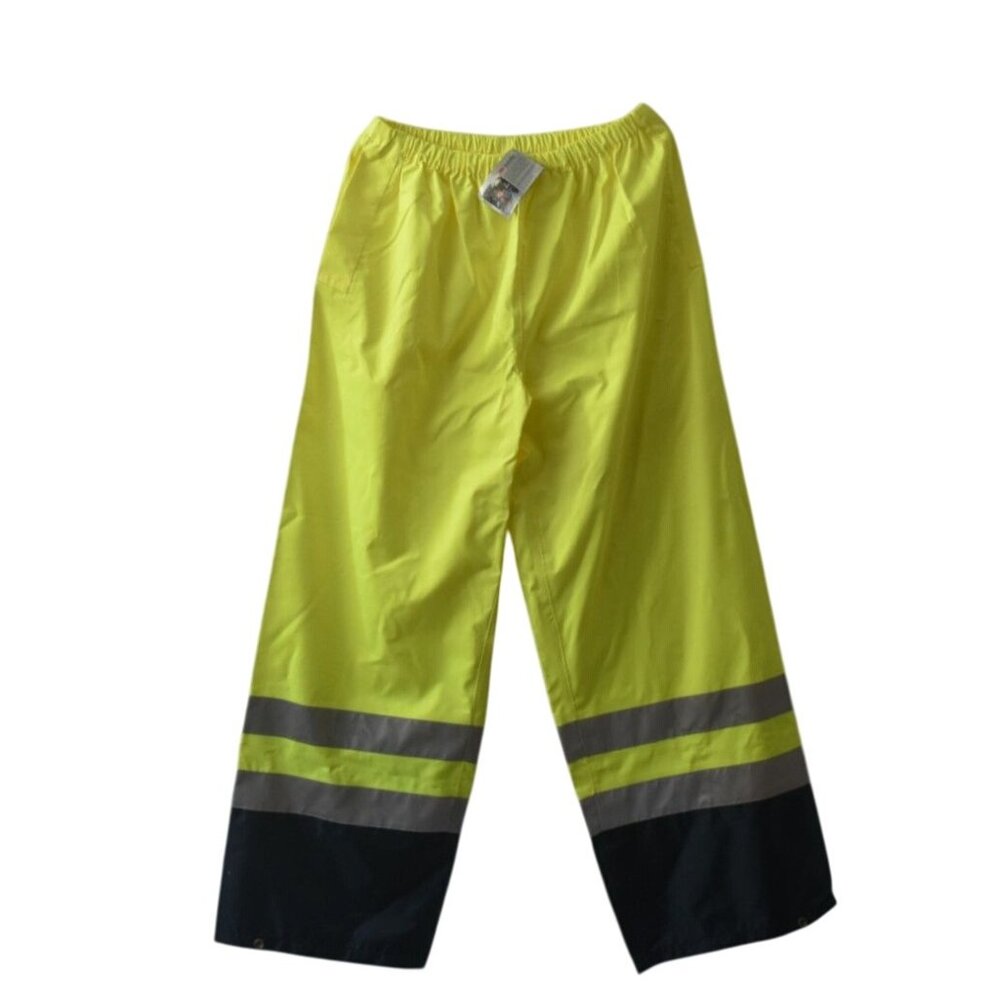 Occunomix LUX-TENR ANSI Class E Rainwear Pants 2XL ANSI E Class High Visibility